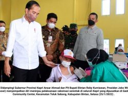 Jokowi: Capaian Vaksinasi Kepri Termasuk Tertinggi di Indonesia