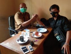Kepala Desa Rantau Macang (Abdul Hayat) Sambut Baik Silaturahmi Wartawan Media cMczone.com Biro Merangin