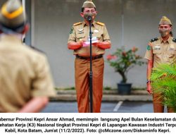 Ansar Ahmad Pimpin Apel Bulan K3 Nasional di Batam