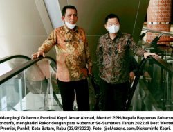 Rakor Gubernur Se-Sumatera 2022: Ansar Ahmad Usul 10 Proyek Strategis Provinsi Kepri