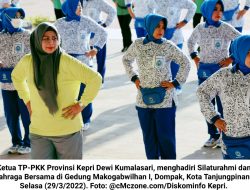 Dewi Kumalasari Hadiri Silaturahmi dan Olahraga Bersama IKKT CBS XI