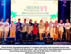 Reuni Kampung 91: Alumni Smansa Tanjungpinang Angkatan 91 Dapat Ucapan dari Walikota