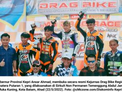 Ansar Ahmad Buka Kejurnas Drag Bike Region Sumatera: Bangkitkan Wisata Sport Tourism