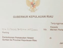 Permohonan Gubernur Kepri Disetujui Kementan: Hewan Qurban Akan Masuk dari Lampung Tengah