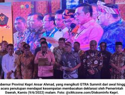 Di Penutupan GTRA Summit, Ansar Ahmad Bacakan Deklarasi Wakatobi 2022