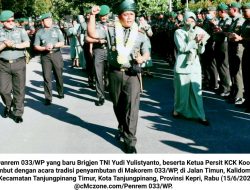 Brigjen TNI Yudi ‘Cium’ Dhuaja Korem 033/WP Ksatria Bumi Segantang Lada