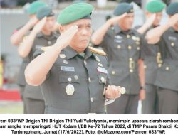 HUT Kodam 1/BB Ke-72: Brigjen TNI Yudi Pimpin Ziarah di TMP Pusara Bhakti Tanjungpinang