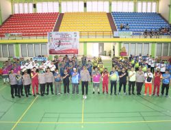 Dalam Rangka HUT Bhayangkara Ke-76, Kapolres Karimun Gelar Turnamen Futsal