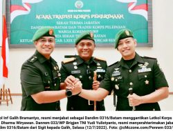 Brigjen TNI Yudi Pimpin Sertijab Dandim 0316/Batam: Letkol Inf Galih Gantikan Letkol Korps Kav Sigit