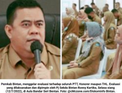 Pemkab Bintan Evaluasi Kinerja PTT, Honorer dan THL, Ronny Kartika: Intinya Disiplinkan Diri…