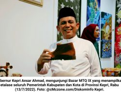 MTQ IX Kepri 2022: Ansar Ahmad Borong Makanan Olahan Asli Kepri