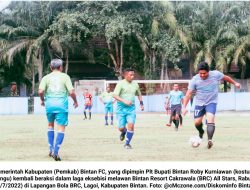 BRC Cup 2022: Pemkab Bintan FC Hajar BRC All Stars di Laga Eksebisi