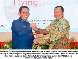 Ansar Ahmad Welcome Dinner bersama Peserta Flying Adventure: Ajak Bersinergi Memperkenalkan Pariwisata Kepri