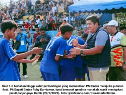 Kalahkan PS Karimun, PS Bintan Melaju ke Final Sepak Bola Popda Kepri VIII