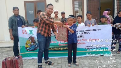 Anak Perusahaan Dari Sinarmas Melaksanakan Program CSR Di Desa Pangkalan Gondai
