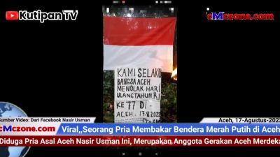 Video Viral Pembakaran Bendera Merah Putih, Pada Saat HUT RI ke 77