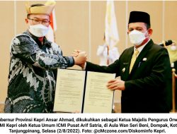 Ansar Ahmad Pimpin Majelis Pengurus Orwil ICMI Kepri 2022-2027