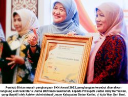 Komitmen dalam Manajemen ASN, Pemkab Bintan Juara 2 Nasional di BKN Award 2022