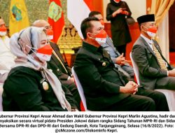 Ansar-Marlin Saksikan Pidato Kenegaraan Presiden Jokowi