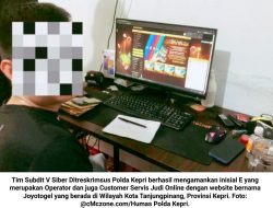 Operator dan Customer Service Judi Online ‘Joyotogel’ Ditangkap Dit Reskrimsus Polda Kepri