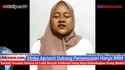 Pengurus Cabang Mahasiswa Pecinta Tanah Air Indonesia Kabupaten Deli Serdang Dukung Penyesuaian Harga BBM