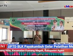 UPTD BLK Payakumbuh Gelar Pelatihan Menjahit Di Nagari Kamang Hilia Kabupaten Agam