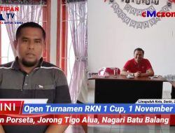 Presiden Gasliko Gagas Open Turnamen RKN Cup 1, Ini Tanggal dan Lokasinya..