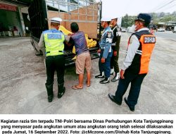 ‘Razia Terpadu’ TNI-Polri bersama Dishub Kota Tanjungpinang: Target Retribusi Naik 15-19,7 %…