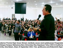 Buka PKKMB di Unrika, Ansar Ahmad Berikan Kuliah Umum…
