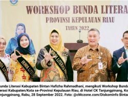 Hafizha Rahmadhani Hadiri Workshop Bunda Literasi Kabupaten/Kota Se-Kepri 2022…