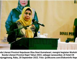 Dewi Kumalasari jadi Narasumber di Workshop Bunda Literasi Kepri 2022…