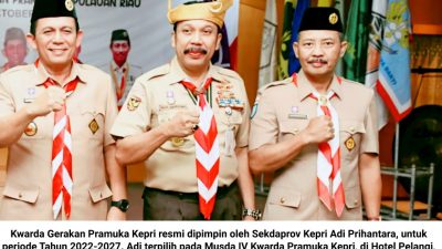 Unggul dari Marlin Agustina, Adi Prihantara Terpilih sebagai Ketua Kwarda Pramuka Kepri 2022-2027…