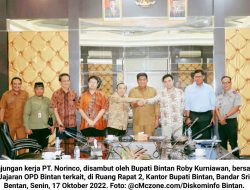 Ingin Berinvestasi di Bintan, PT. Norinco Temui Roby Kurniawan…