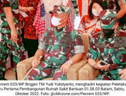 Brigjen TNI Yudi Hadiri Groundbreaking Pembangunan Rumkitban 01.08.03 Batam…