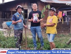 Nagari Piobang mendapat kunjungan Tim BLD Musangking RKN