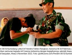 Arif Rahman Pelajar Penjual Camilan di Sumedang Panik Didatangi Tentara…