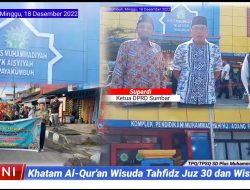 Ketua DPRD Sumbar (Supardi) Melepas Pawai Alegoris Perayaan Khatam Al-Qur’an SD Plus Muhammadiyah