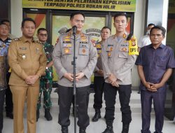 Resmikan Kantor Pelayanan Terpadu Polres Rohil oleh Kapolda Riau