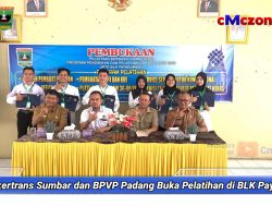 Disnakertrans Sumbar dan BPVP Padang Buka 6 Program Pelatihan di BLK Payakumbuh