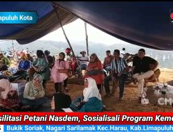 RKN Fasilitasi Petani Nasdem Sosialisasi Program Strategis Pertanian di Puncak Bukik Soriak