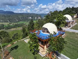 Bukik Soriak Land Membangun Glamping Jenis Dome di Glaven Bukik Soriak
