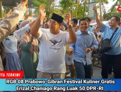 RGB 08 Prabowo-Gibran Festival Kuliner Gratis, Erizal Chaniago Rang Luak 50 DPR-RI