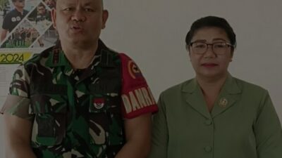 Komandan Koramil 06 Siak Hulu Kapten Cba Yuniaro Zebua Mengucapkan Selamat Ulang Tahun ke 41 kepada Komandan Kodim 0313/KPR