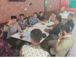 Kapolsek Kuantan Tengah Berkoordinasi dan Silaturahmi dengan PPK Kuantan Tengah dan PPK Sentajo Raya
