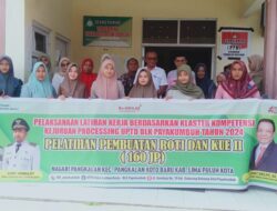 Balai Latihan Kerja Payakumbuh Disnakertrans Sumbar Gelar Pelatihan Pembuatan Roti dan Kue Tahap Dua di Kabupaten 50 Kota