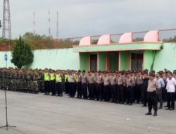 APEL KESIAPAN PENGAMANAN KUNJUNGAN KERJA RI 1  RATUSAN PERSONIL DISIAGAKAN
