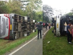 Bus Pariwisata Terguling, 26 Orang Tewas Di Subang
