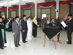 Bupati Kampar Lantik dan Ambil Sumpah 133 Pejabat dilingkungan Pemkab Kampar