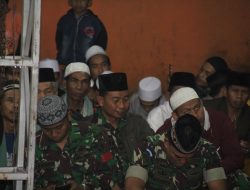 PERINGATI ISRA’ MI’RAJ NABI MUHAMMAD SAW, SATGAS TMMD PURBALINGGA BERBAUR BERSAMA WARGA