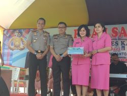 PISAH SAMBUT KAPOLRES KAMPAR BERLANGSUNG HARU.